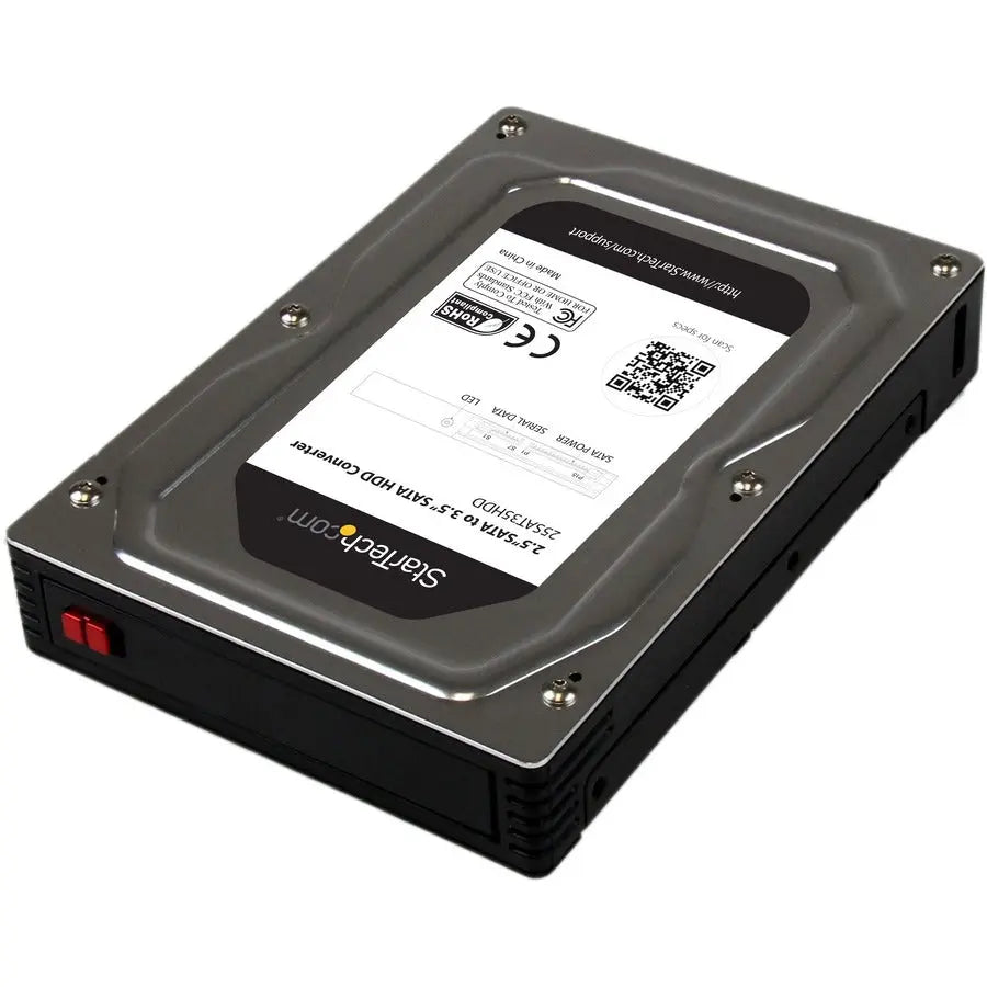 StarTech.com 25SAT35HDD 2.5" to 3.5" SATA Hard Drive Adapter Enclosure with Support for SSD and HDD up to 12.5mm