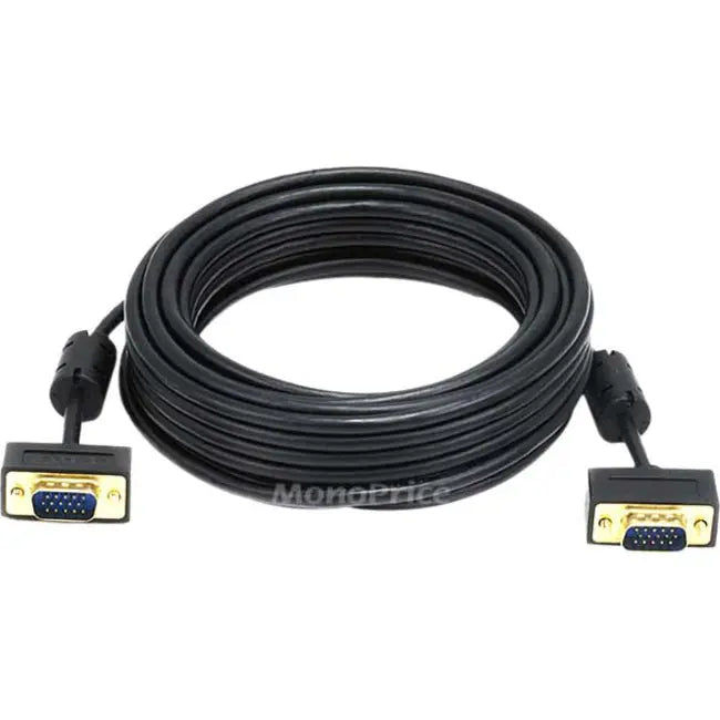 Monoprice VGA Video Cable - High-Definition Analog Video Connection, Gold-Plated Connectors, 6 Feet