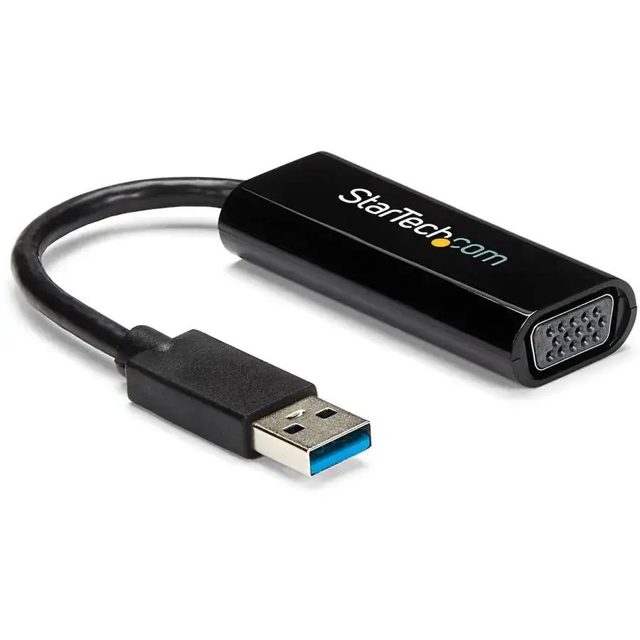 StarTech USB 3.0 to VGA Adapter - Slim External Video & Graphics Card for Windows, Part Number USB32VGAES by StarTech.com