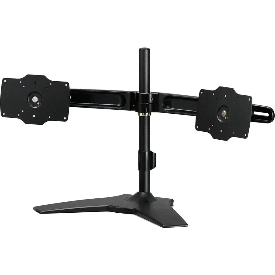 Amer Mounts Dual Monitor Stand for 24 to 32-Inch LCD/LED Screens – Adjustable VESA Mount with IntelliTorque Hinge System