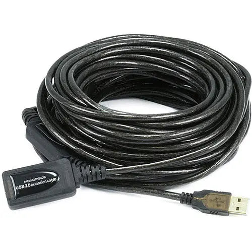 Monoprice USB Data Transfer Cable Part 7532 – Active USB Extension for Reliable Device Connectivity