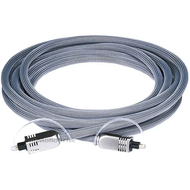 Monoprice 10ft Premium Optical Toslink Cable with Metal Fancy Connector for Xbox 360 S