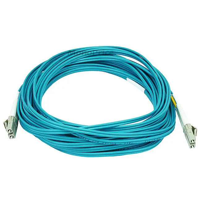 Monoprice Fiber Optic Network Cable Part 6389 – High-Speed, Secure Data Transmission in Aqua Green