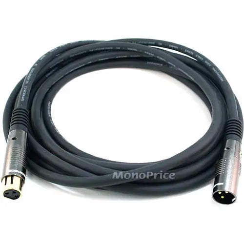 Monoprice Premier XLR Audio Cable - Professional 6 ft Balanced Microphone Cable with Gold Plated Connectors