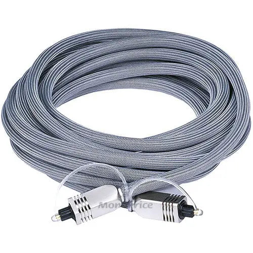 Monoprice 15ft Premium Optical Toslink Cable with Metal Fancy Connector for Xbox 360 S