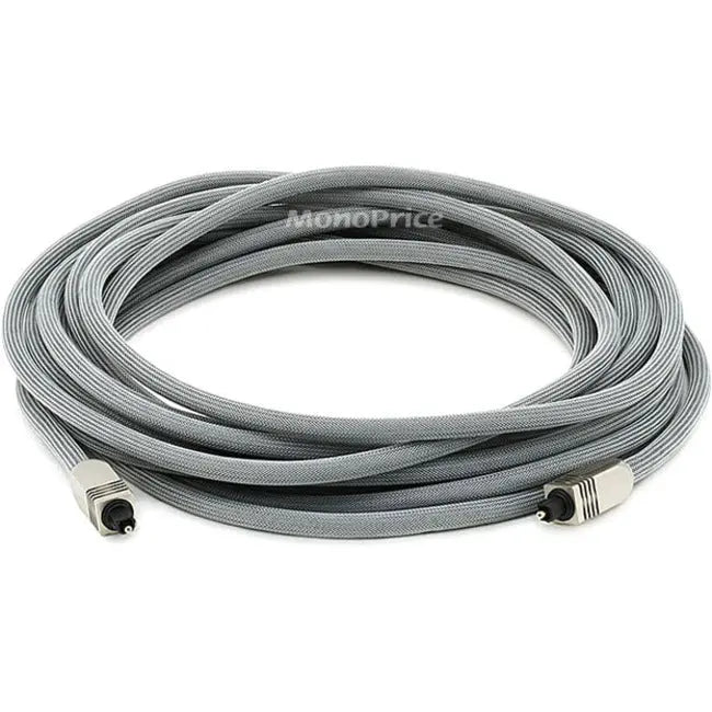 Monoprice 25ft Premium Optical Toslink Cable with Metal Fancy Connector for Xbox 360 S