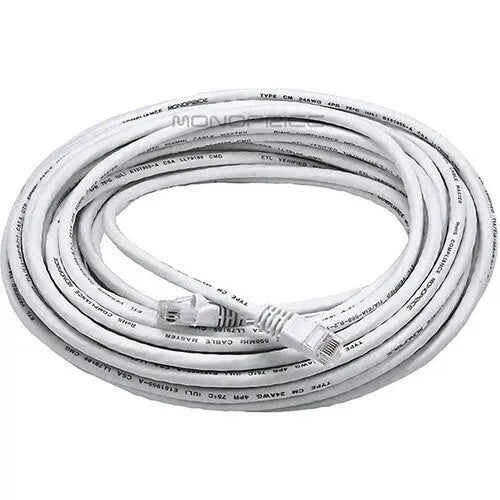 Monoprice 50FT 24AWG Cat6 Ethernet Network Cable - White