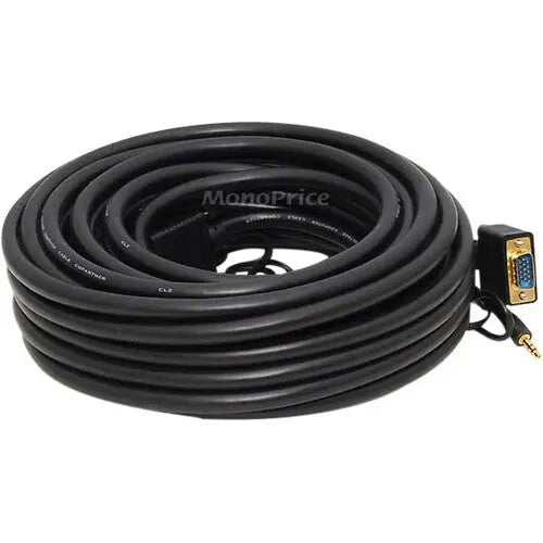 Monoprice VGA/Mini-phone Audio/Video Cable - Reliable Connectors for Clear Signal Transmission