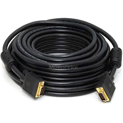 Monoprice VGA Video Cable - DB-15 Male Connector, High-Definition Video Support