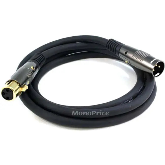 Monoprice Premier XLR Audio Cable - Professional Balanced Microphone Connector, 6 ft