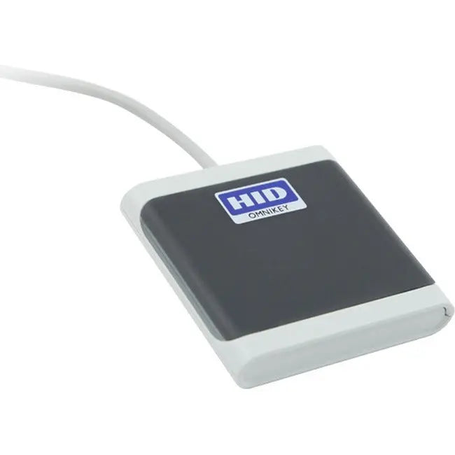HID OMNIKEY 5025 CL Smart Card Reader - Light Gray, USB CCID Support for Low Frequency Access Cards