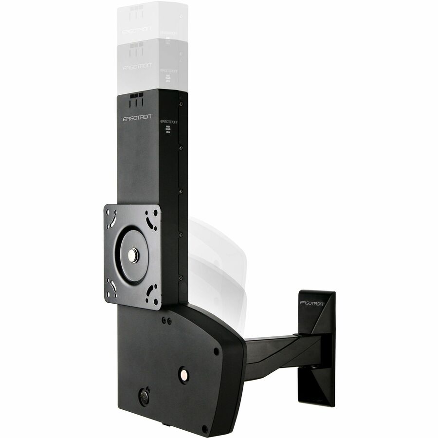 Ergotron Glide Wall Mount for TV and Displays - Black, Part Number 61-113-085
