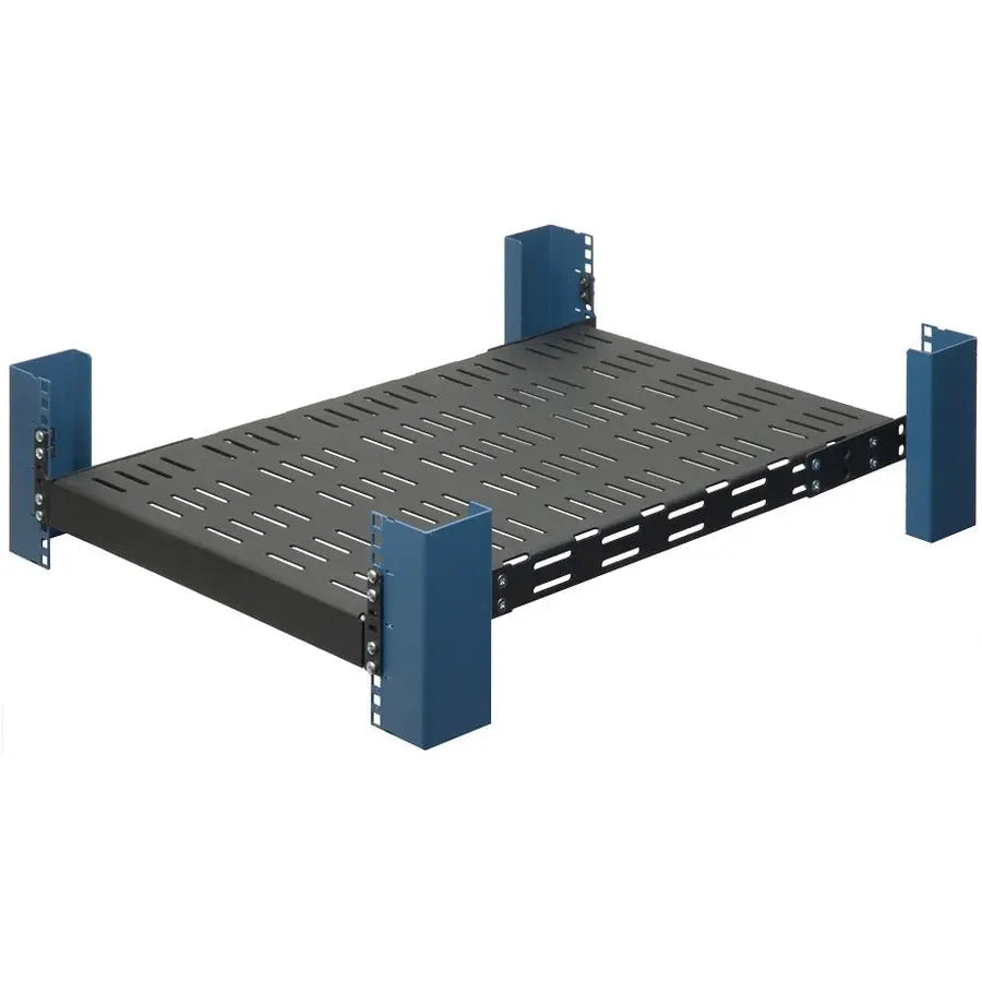 RackSolutions 1USHL-116 Heavy Duty Fixed Rack Shelf with 28-Inch Depth and 500 lb Capacity