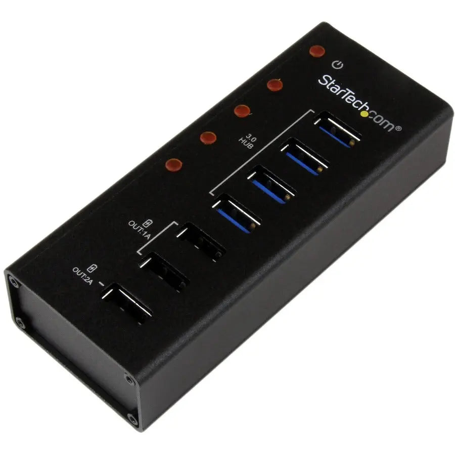 StarTech.com ST4300U3C3 4-Port USB 3.0 Hub with 3 Dedicated Charging Ports and Wall Mount Option