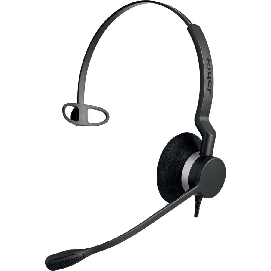 Jabra BIZ 2300 QD Mono Headset for Contact Centers with Noise Cancellation and All-Day Comfort