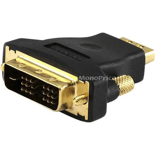 Monoprice DVI-D Single Link Male to HDMI Female Adapter – Reliable A/V Conversion for Monitors and TVs
