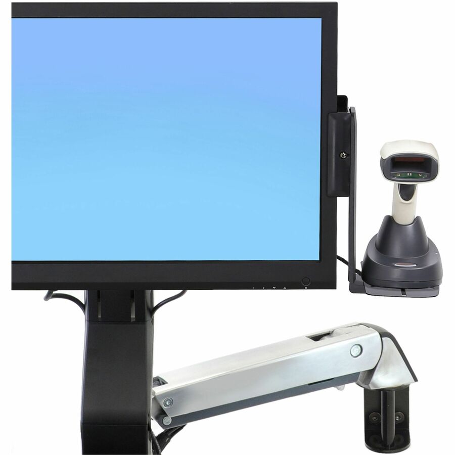 Ergotron Mounting Shelf for Scanner, Monitor, Display - Black - Landscape/Portrait