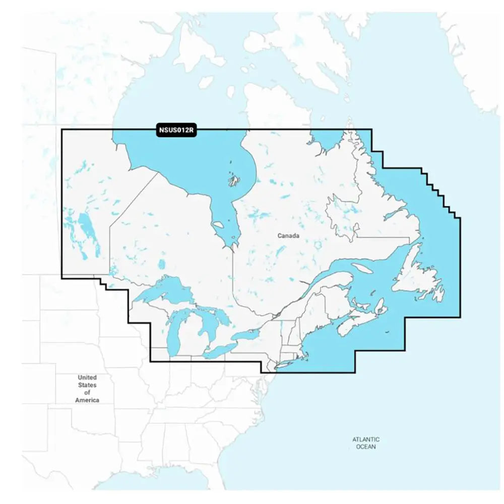 Garmin Navionics+ NSUS012R Canada, East & Great Lakes Marine Chart with Auto Guidance+ Technology