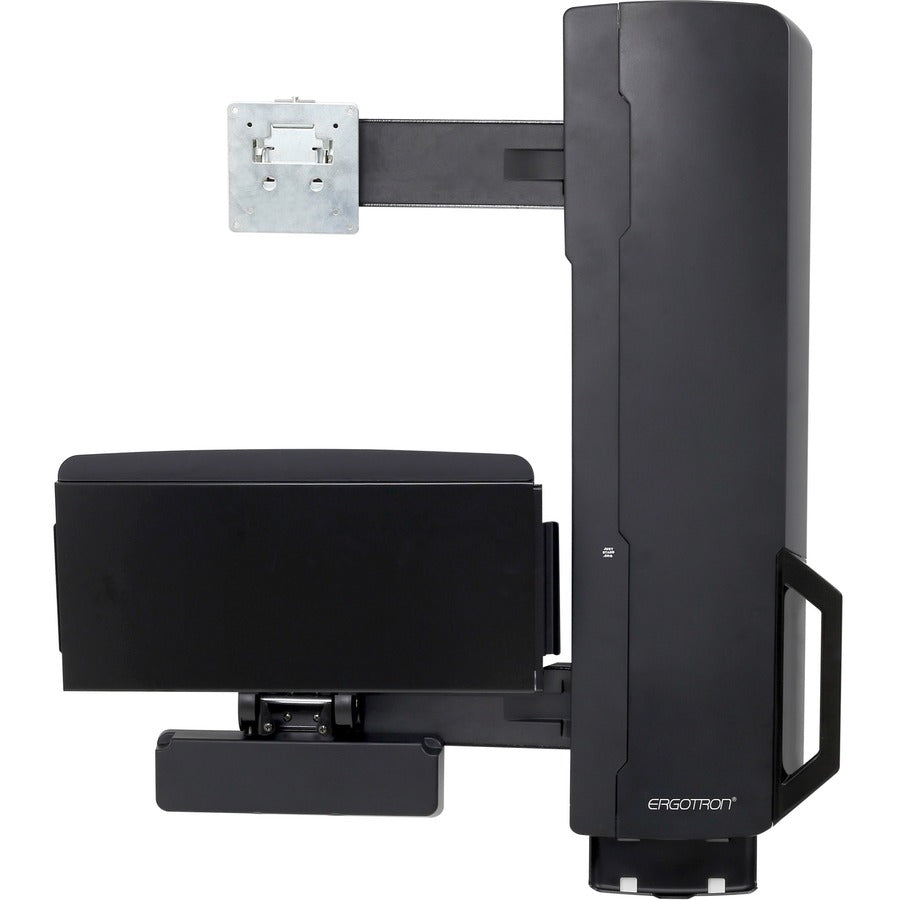 Ergotron StyleView Sit-Stand Vertical Lift Wall Mount, 61-081-085, Black