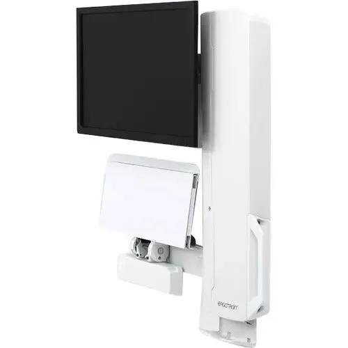 Ergotron StyleView Sit-Stand Vertical Lift for High Traffic Areas – White by Ergotron, Inc