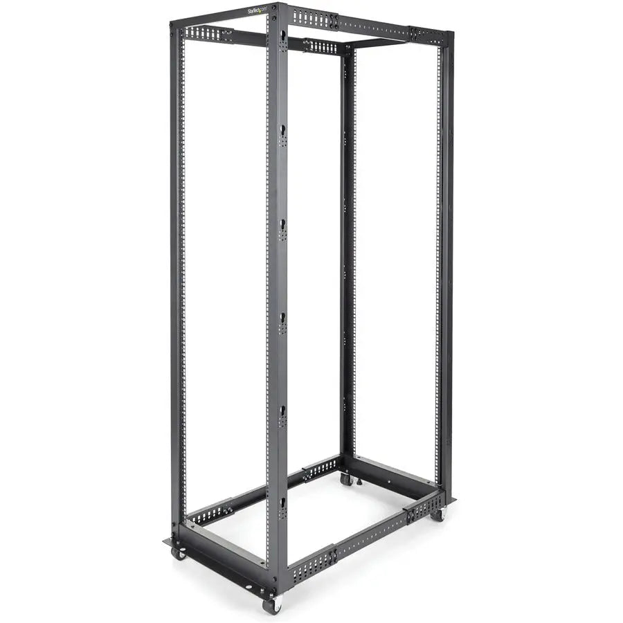 StarTech.com 4POSTRACK42 42U Floor Standing Open Frame Server Rack with Adjustable Depth and Casters by StarTech.com