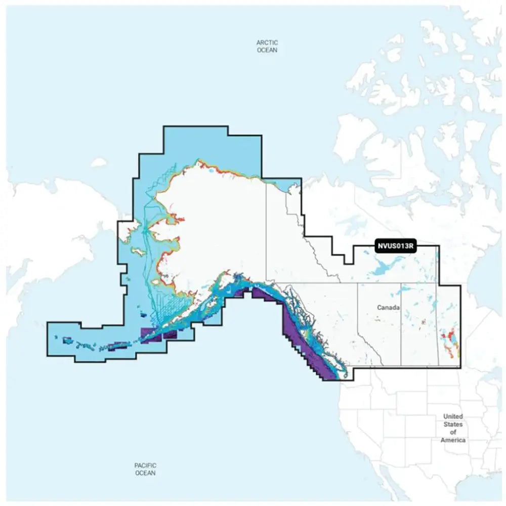 Garmin Navionics Vision+ NVUS013R Canada, West & Alaska Marine Mapping