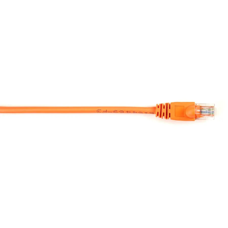 Black Box Connect Cat.6 UTP Patch Network Cable - 10 ft, Orange, Snagless Boot, 250 MHz for Gigabit Ethernet