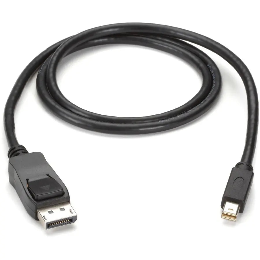 Black Box Mini DisplayPort to DisplayPort Cable, 10 ft. (3.0 m) - High-Resolution Digital AV Cable