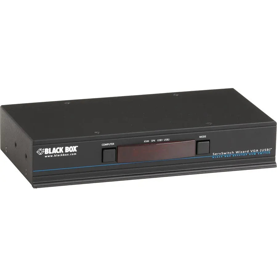 Black Box KV3004A ServSwitch Wizard VGA USB KVM Switch for Multi-Head Control