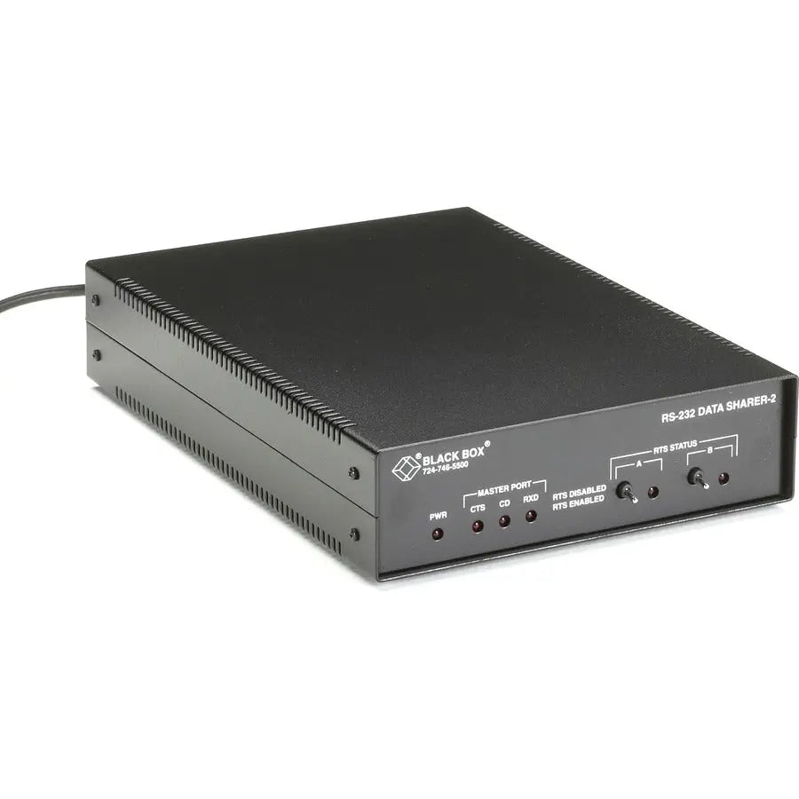 Black Box RS-232 Data Sharer, 2-Port – Line Sharing Device for Efficient Data Transmission