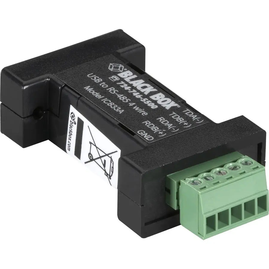 Black Box IC833A USB to Serial Converter with RS-485 and RS-232 Support