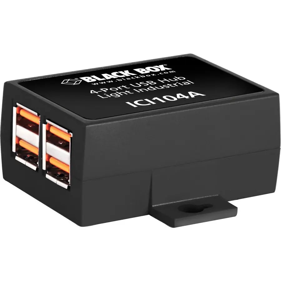 Black Box INDUSTRIAL USB 2.0 Hub - 4 Port Rugged Industrial USB Hub ICI104A