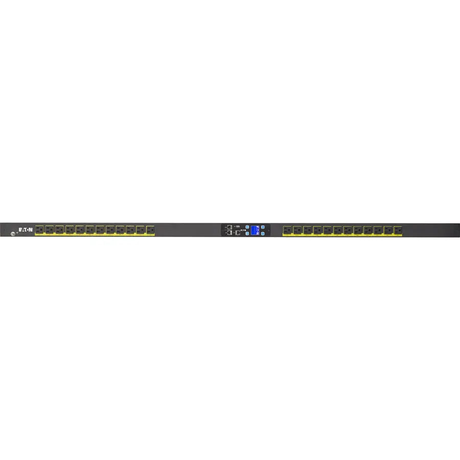 Eaton Metered Input rack PDU, 0U, 5-15P input, 1.44 kW max, 120V, 12A, 10 ft cord, Single-phase, Outlets: (24) 5-15R