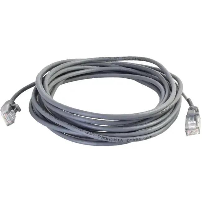 C2G 4ft Cat5e Snagless Unshielded (UTP) Slim Network Patch Cable - Gray by Legrand Group