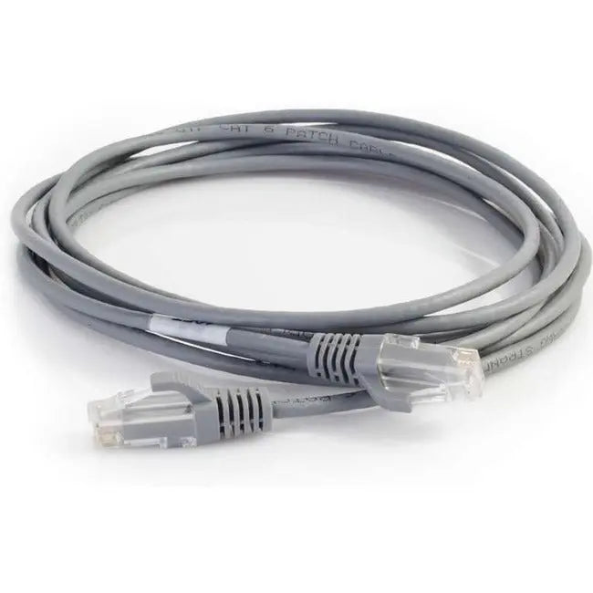 C2G 8ft Cat6 Snagless Unshielded (UTP) Slim Network Patch Cable - Gray by Legrand Group