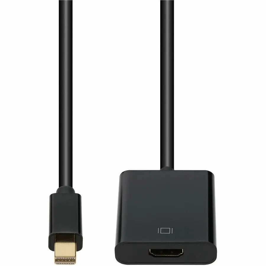 AddOn 8-inch Mini-DisplayPort (Male) to HDMI (Female) Adapter, 4K 30Hz, Black