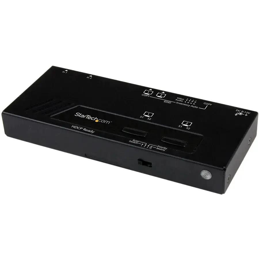 StarTech.com VS222HDQ 2x2 HDMI Matrix Switch - 1080p Automatic & Priority Switching by StarTech.com