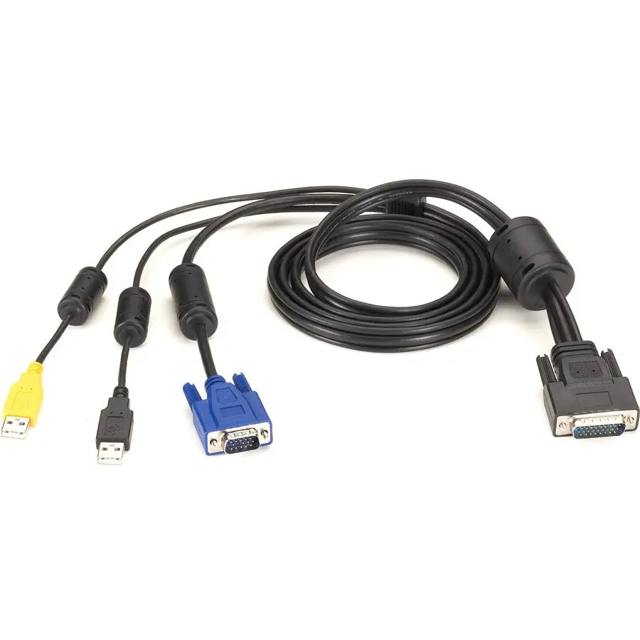 Black Box EHNSECURE3-0006 KVM Switch Cable - VGA, USB, CAC USB to HD26