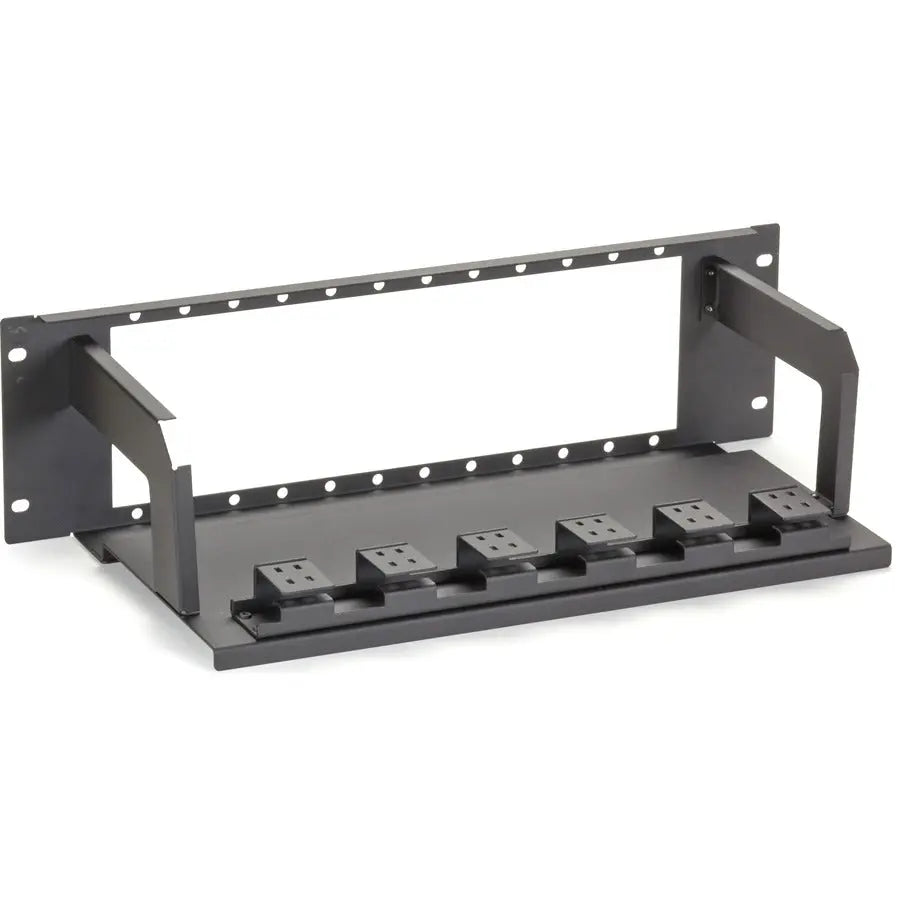 Black Box Corporation FOPP50-12V-3U Universal Fiber Optic Blank Panel - 12-Slot, 3U