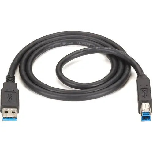 Black Box USB 3.0 Cable - Type A Male to Type B Male, 6 ft, Black