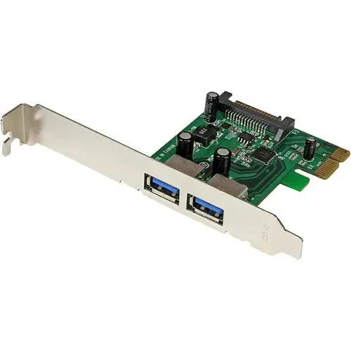 StarTech.com PEXUSB3S24 2-Port PCIe USB 3.2 Gen 1 Card with UASP Support and SATA Power by StarTech.com