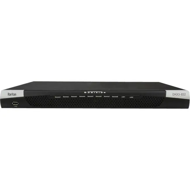 Raritan Dominion KX III DKX3-832 KM Switchbox - Rack-Mountable KVM-over-IP Solution for Up to 8 Users and 32 Computers