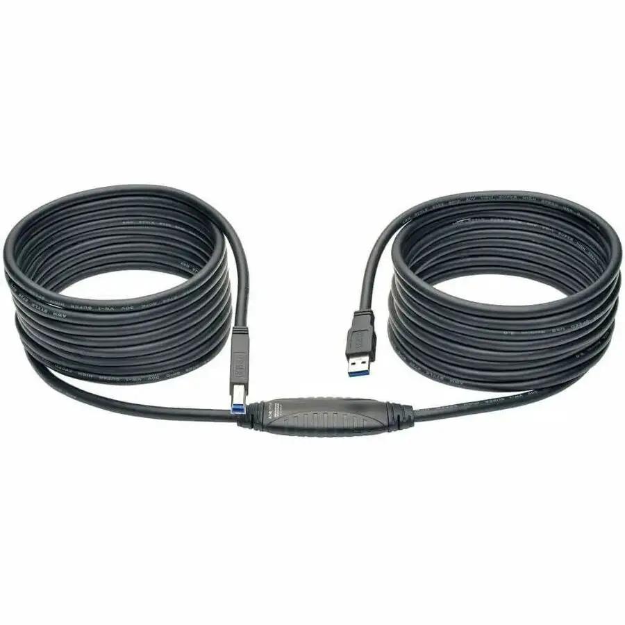 Tripp Lite U328-025 25ft USB 3.0 SuperSpeed Active A-B Cable – Extends Up to 25 Feet with Built-in Repeater by Eaton Corporation