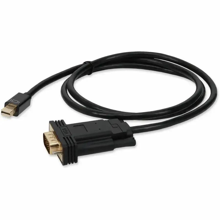AddOn 3ft Mini-DisplayPort 1.1 Male to VGA Male Black Adapter Cable – Supports up to 1920x1200 (WUXGA) by AddOn
