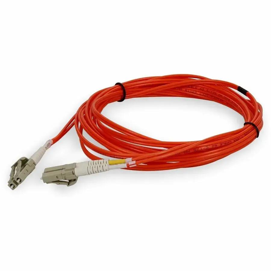 AddOn 4m LC (Male) to LC (Male) Orange OM1 Duplex Fiber Patch Cable - Riser Rated, High-Speed Network Connectivity by AddOn
