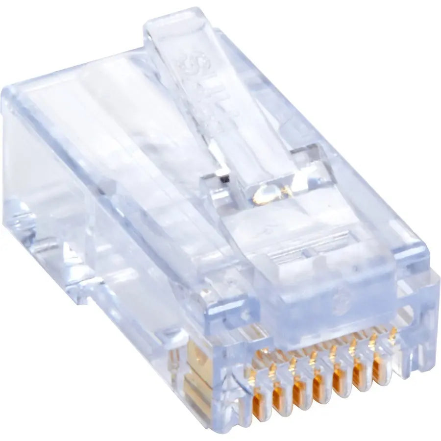 Black Box Corporation CAT6 EZ RJ45 Modular Plug Connector - Unshielded, TAA Compliant, Pack of 100