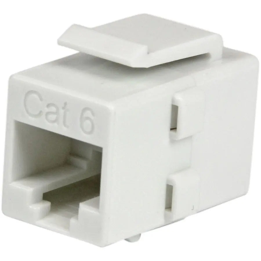 StarTech.com White Cat6 RJ45 Keystone Jack Network Coupler - F/F (Part C6KEYCOUPLWH)
