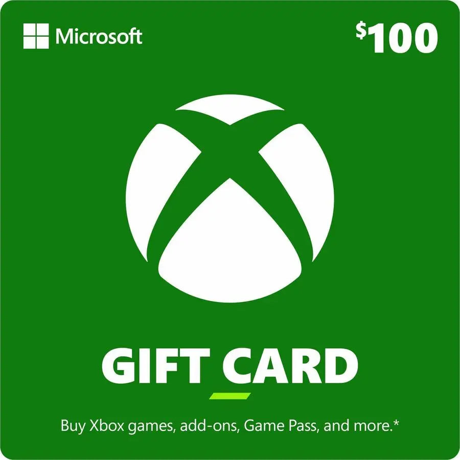 Microsoft $100 Xbox Digital Gift Card – Perfect for Gamers