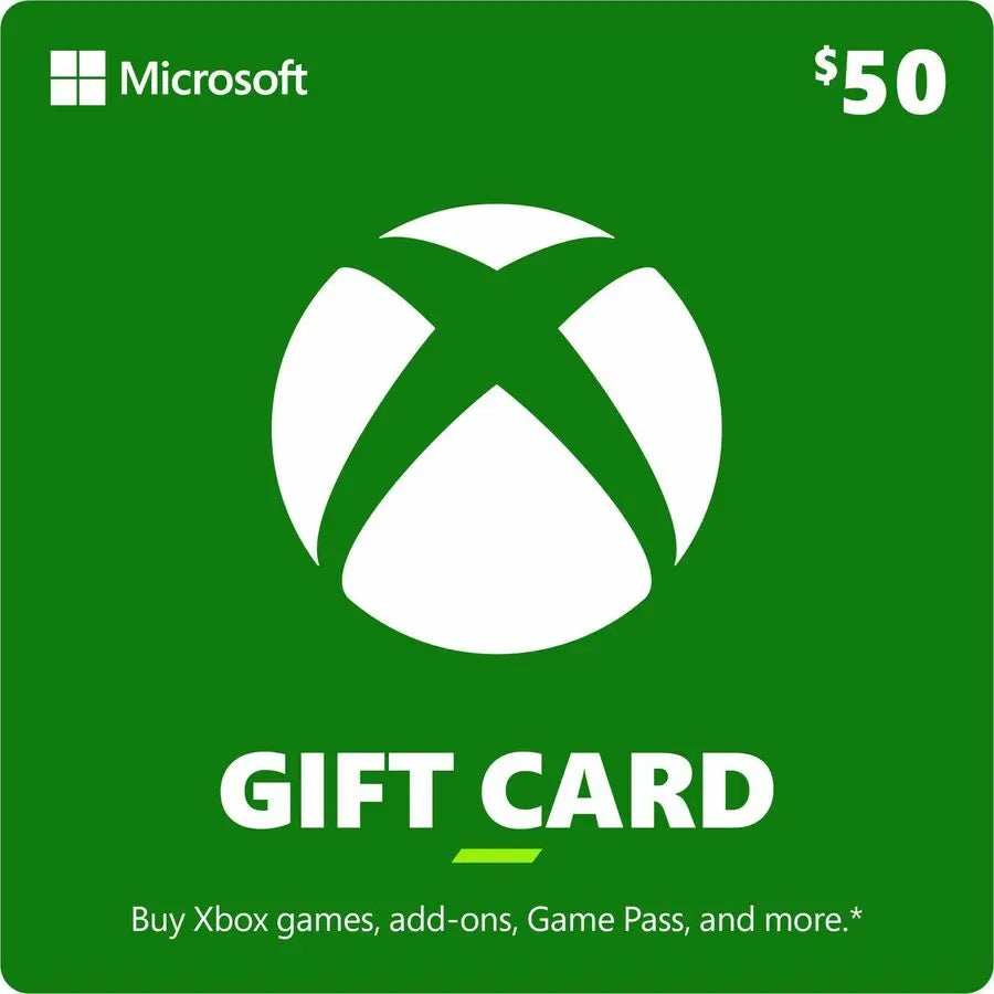 Microsoft GC-Xbox Live US Digital Gift Card - $50 Value