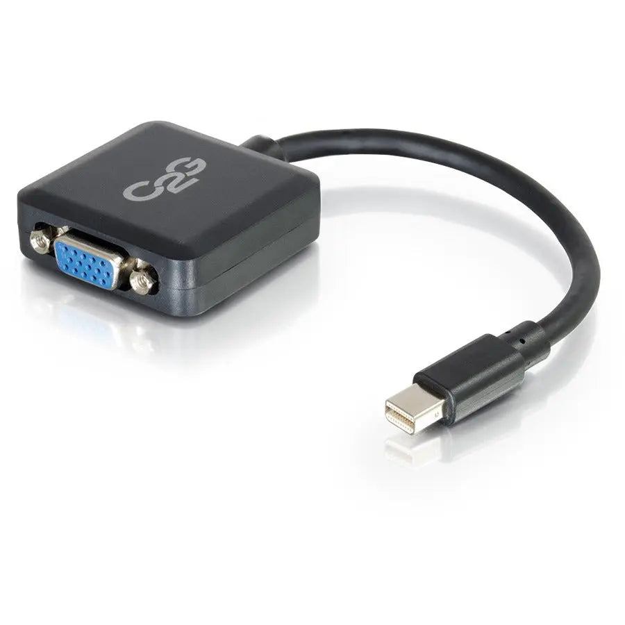 C2G Mini DisplayPort to VGA Adapter - 8-inch Active Converter for Thunderbolt 2 and Mini DisplayPort Devices